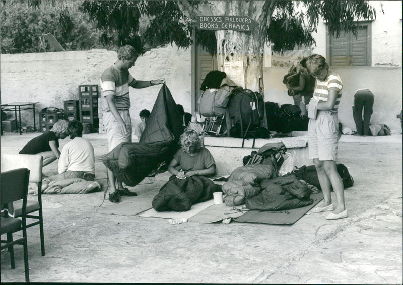 Tourism in Greece - Vintage Photograph