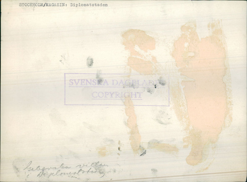 Stockholm - Diplomat City - Vintage Photograph