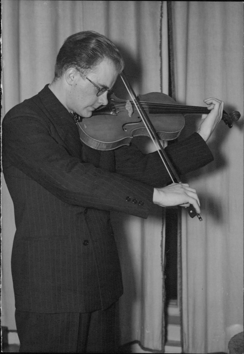 Stockholm Pictures School of Music. - Vintage Photograph