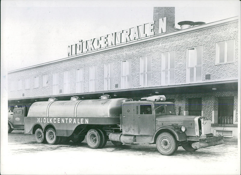 The Milk Central (Mjölkcentralen). The tank - Vintage Photograph