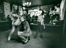 Family dancing to the music - Vintage Photograph