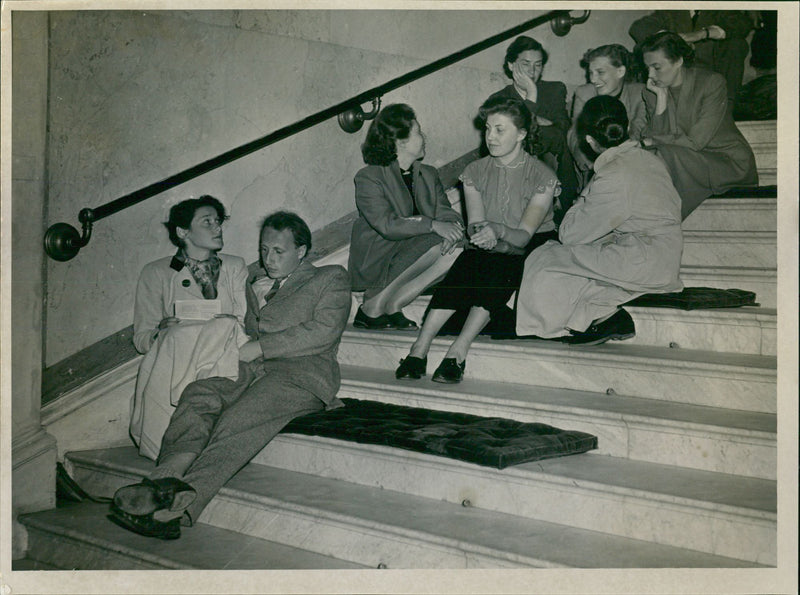 Midnight Concert in the National Museum - Vintage Photograph