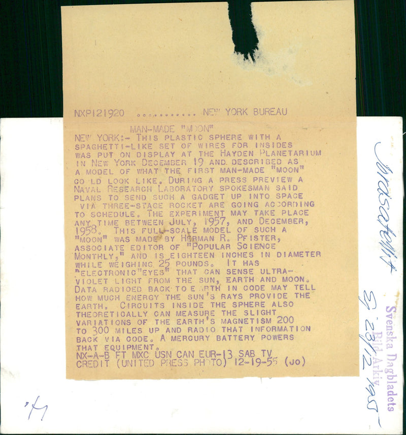 plastic Model - Vintage Photograph