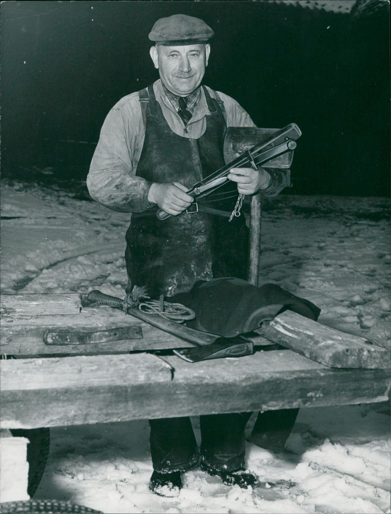 Occupation - butcher - Vintage Photograph