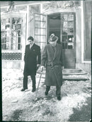 King Gustaf VI Adolf with Prince Charles of England - Vintage Photograph