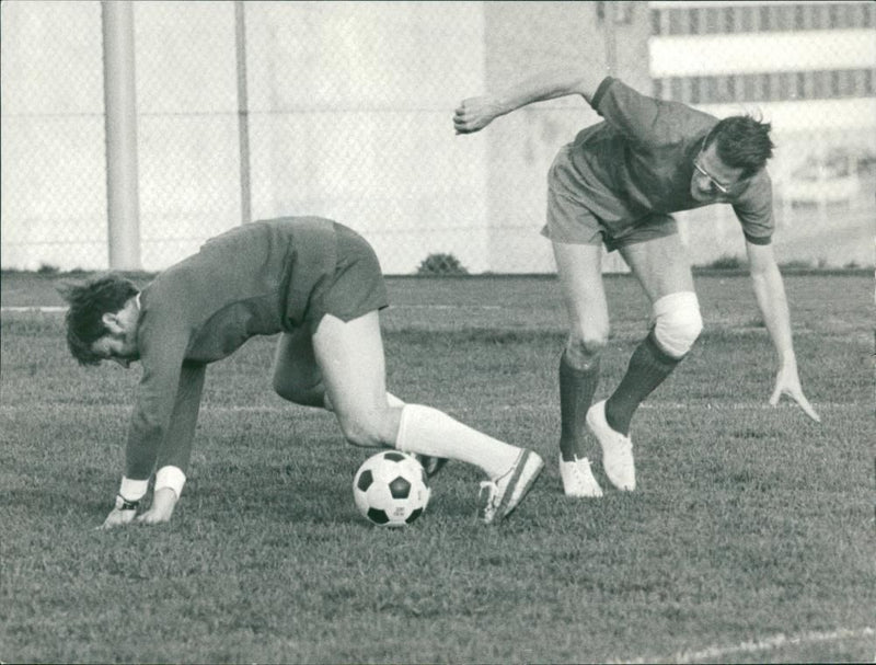 Football match - Vintage Photograph