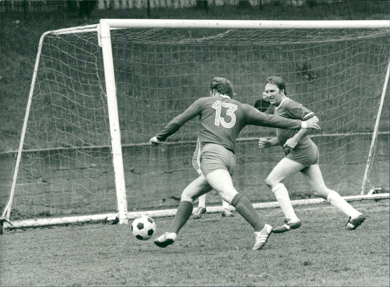 Football match - Vintage Photograph