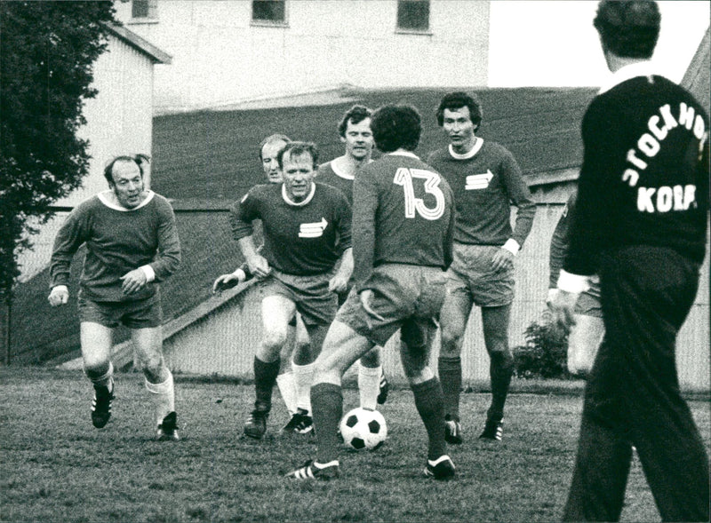 Football match - Vintage Photograph