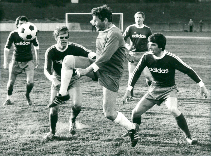 Football match - Vintage Photograph