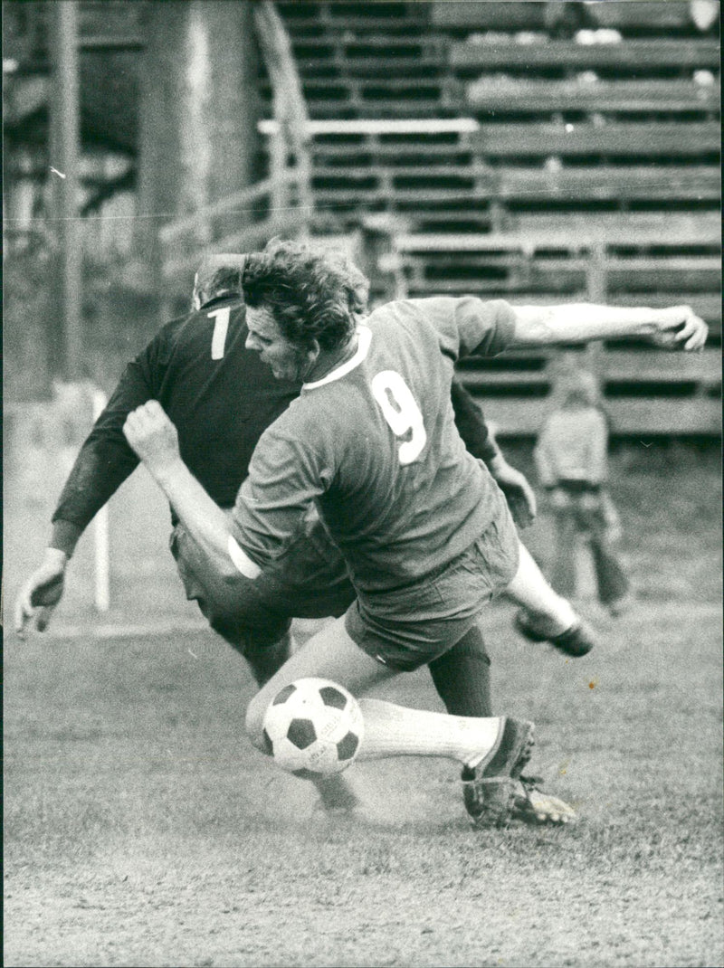 Football match - Vintage Photograph