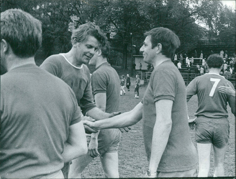 Football match - Vintage Photograph