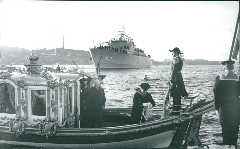 King Gustaf VI Adolf. - Vintage Photograph