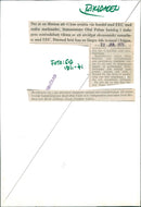 Riksdag (Parliament of Sweden) - Prime Minister Olof Palme stated in Tuesday's referendum debate the importance of extended economic cooperation with the EEC - Vintage Photograph