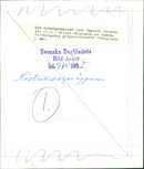 Axel Emanuel Andersson is welcomed by the farmers 'associations' group leader Pettersson - Vintage Photograph