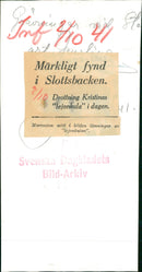 Ancient finds - Vintage Photograph