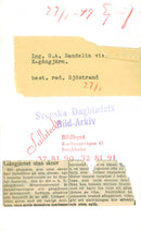 GA Sandelin with X-hinges. - Vintage Photograph