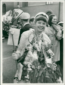 Student celebration on graduation day at the State Normal School - Vintage Photograph