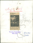 Portrait King Gustaf VI Adolf in the Air Force's general uniform. - Vintage Photograph