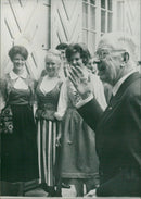 King Gustaf VI Adolf. - Vintage Photograph