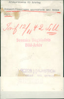 Crown Prince Gustaf Adolf - 60th Anniversary Celebration. The concert association woke up with this shit - Vintage Photograph