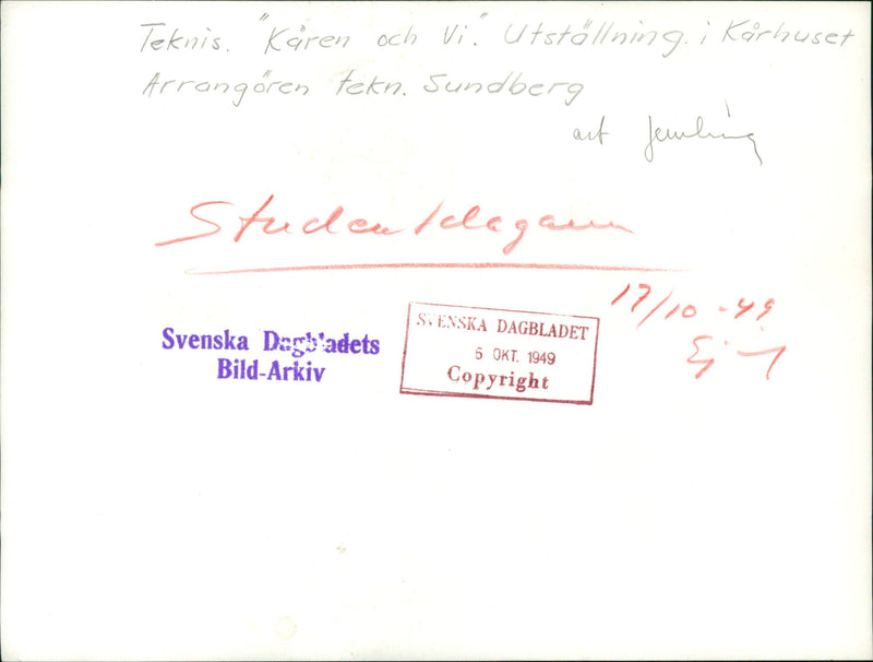 STUDENT DAY exhibition - Vintage Photograph