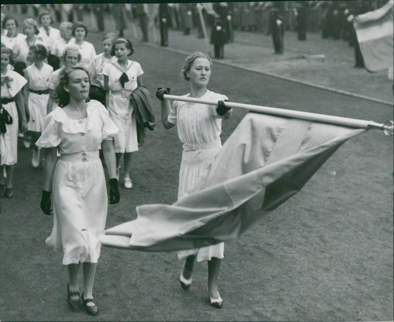 Swedish Flag Day - Vintage Photograph