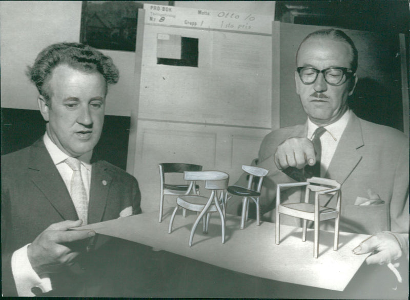 Furniture models - Vintage Photograph