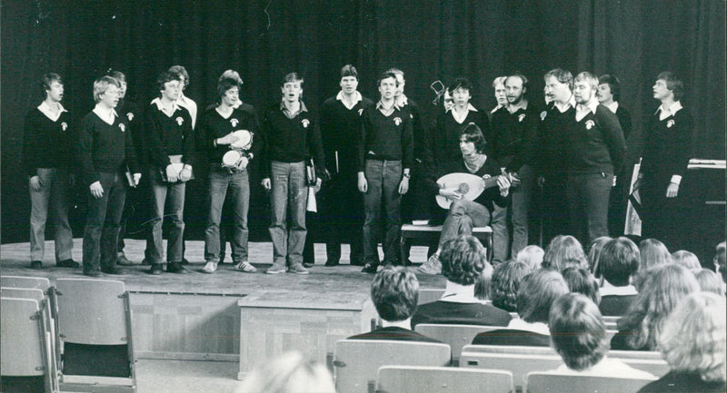 Chalmers Man choir, Concert in Uddevalla - Vintage Photograph