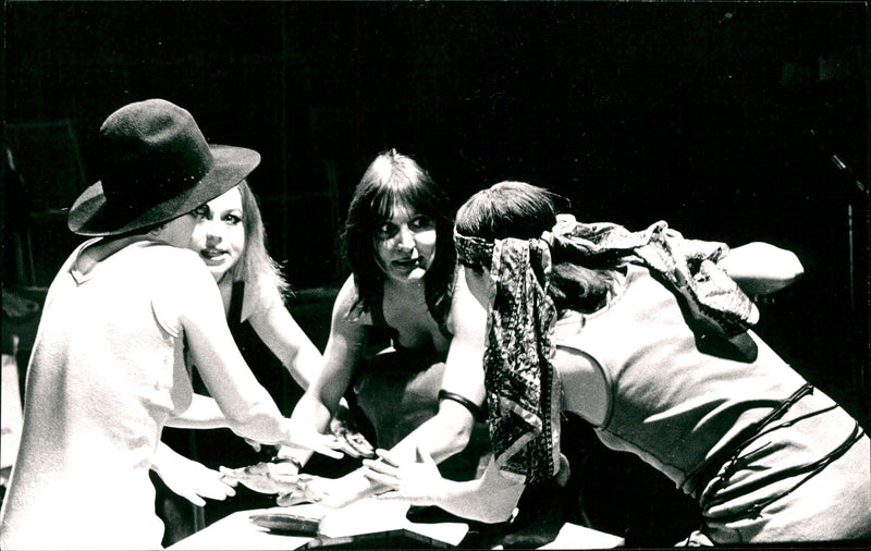 Theater: Pistolteatern: Judith Hollander, Esther R. M. Nordenbring, Kim Anderzon and Anita Berger - Vintage Photograph