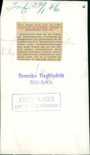 Prince Gustaf Adolf speaks at the Salvation Army's Scout Federation's anniversary in the Concert Hall's grand hall. - Vintage Photograph