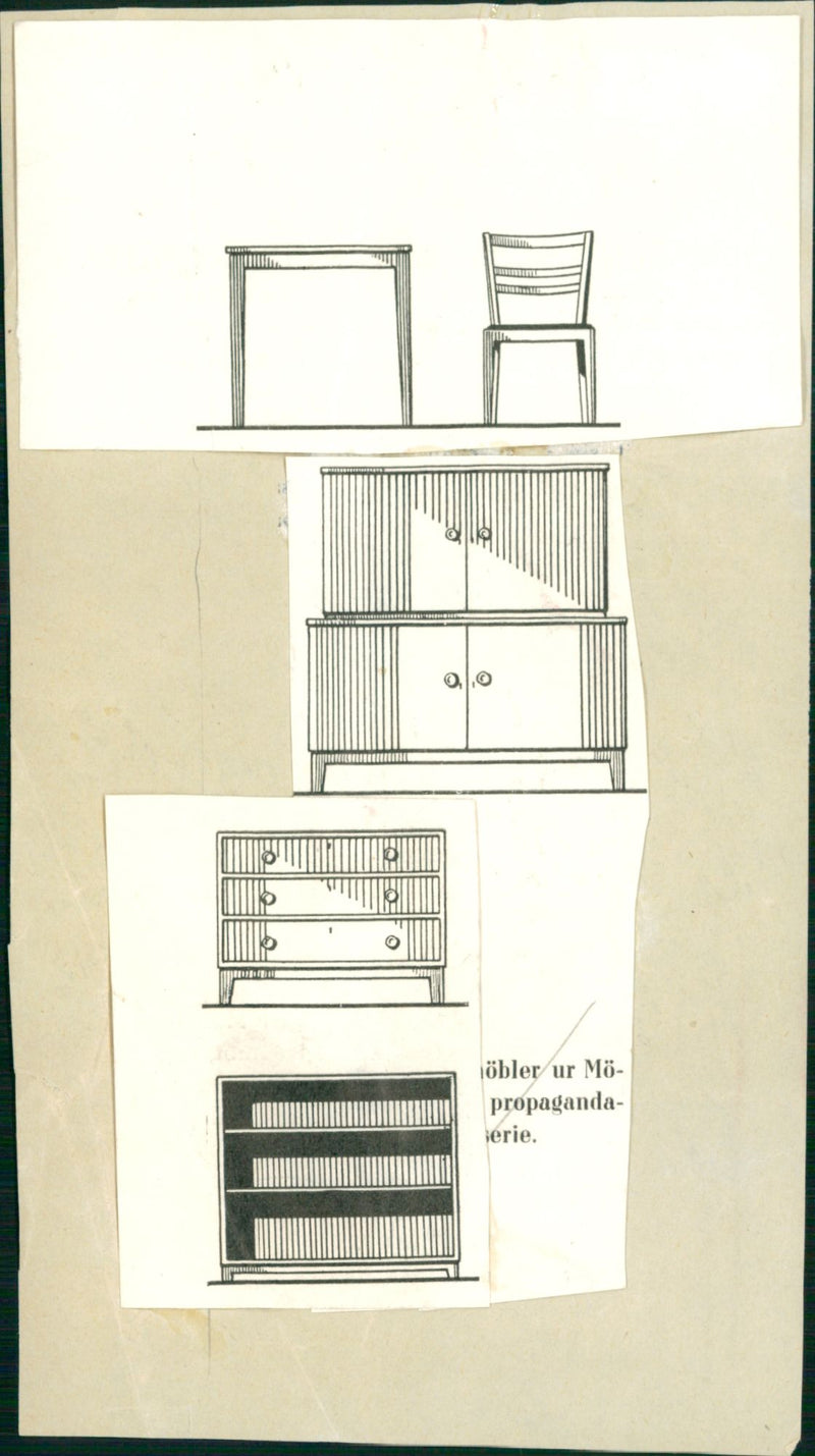 Furniture draft - Vintage Photograph