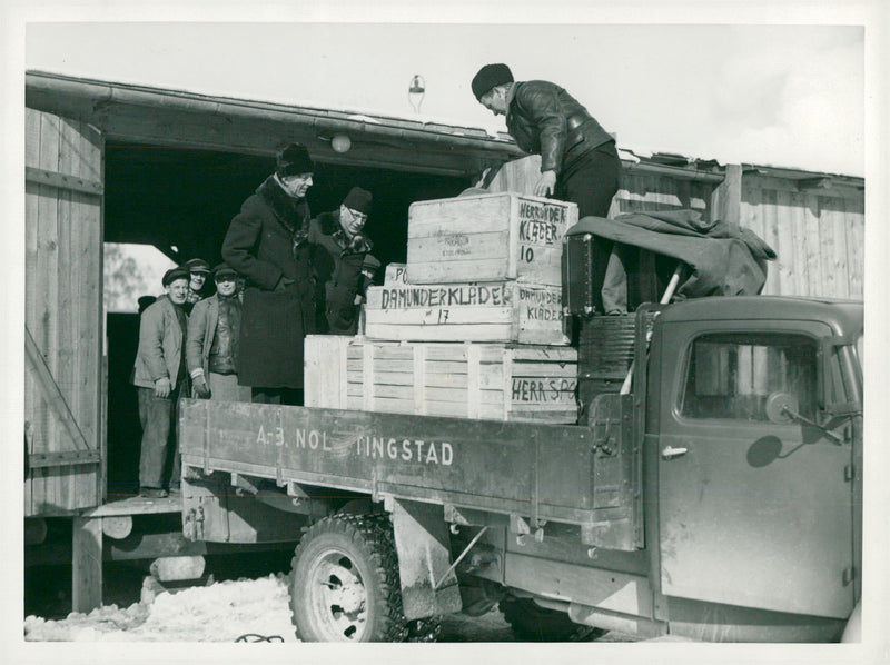 Prince Wilhelm and Minister Eksirand. - Vintage Photograph