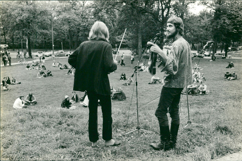 Music Festival - Vintage Photograph