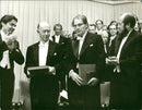 Eyvind Johnson and Harry Martinsson have just received the Nobel Prize - Vintage Photograph