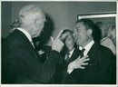 The National Marshal Birger Ekeberg and the literary laureate Albert Camus - Vintage Photograph