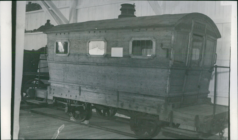 Sweden: Stockholm: Railway Museum: King Karl XV of Sweden. - Vintage Photograph