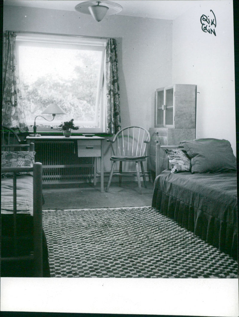 Room at Ljustavsberg - Vintage Photograph