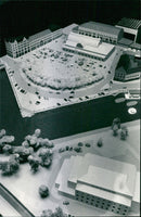 City of Kungstoget in Gothenburg Miniature Model - Vintage Photograph