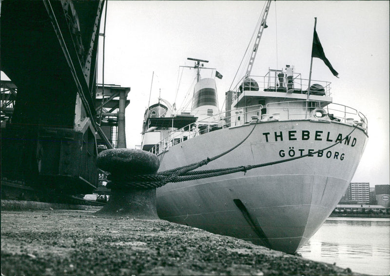 The land is Gothenburg - Vintage Photograph