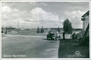 Haparanda. Cars going to Finland. - Vintage Photograph