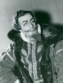 Leon BjÃ¶rker in "Queen Elizabeth" at the Opera - Vintage Photograph