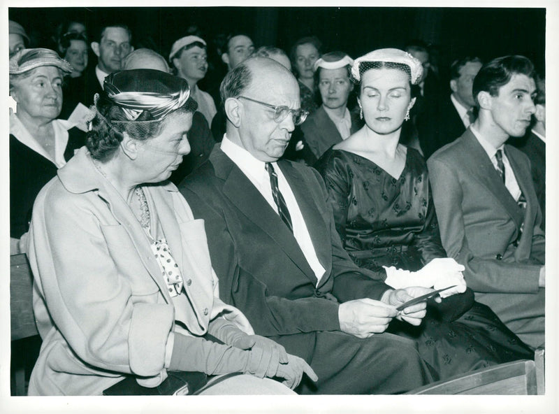 1936 DAGU BLA SESSIONS LADIES ADET HALLEN AMERICAN COMPOSER MUSIC FESTIVAL BETW - Vintage Photograph