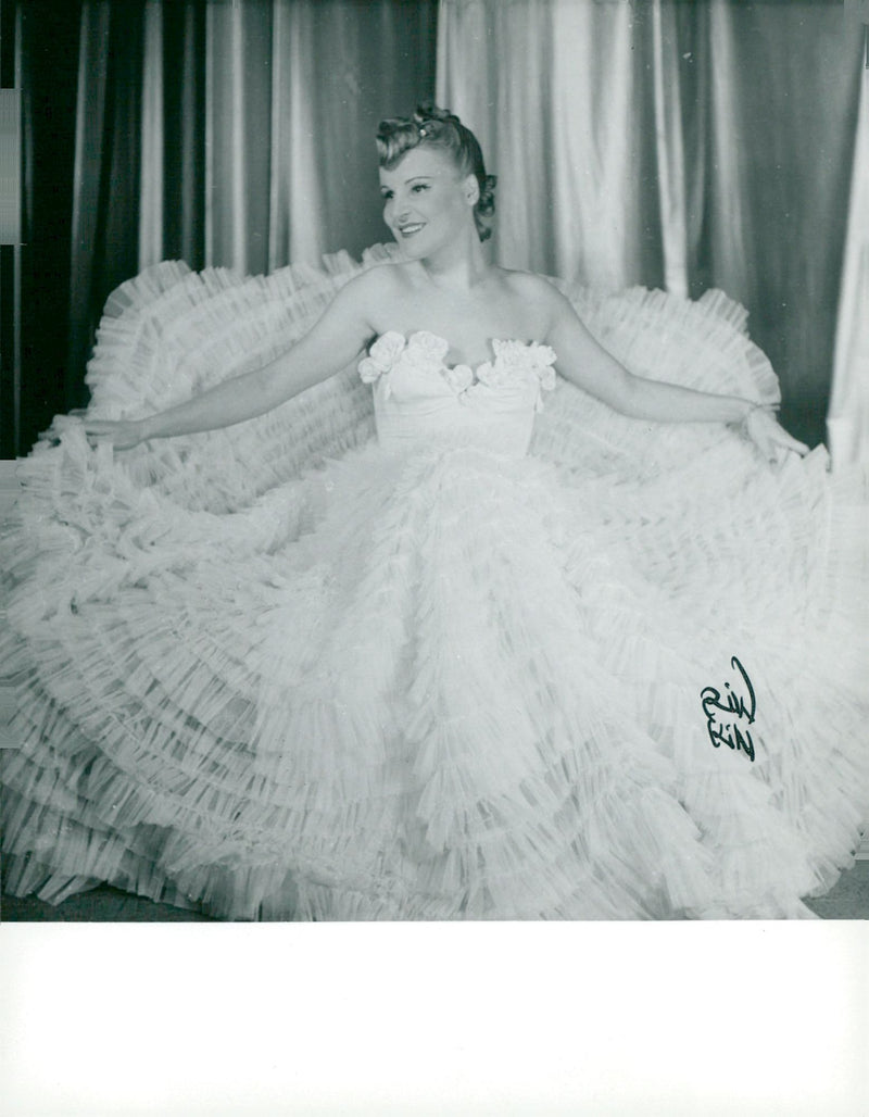 Margit Rosengren in "Blue Jackets" at the Oscar Theater - Vintage Photograph