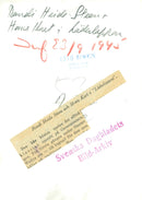 Oscar Theater - Randi Heide Steen and Hans Kurt in "The Leather Patch". - Vintage Photograph