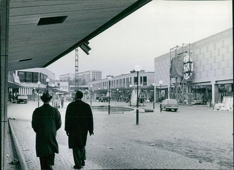 Farsta Shopping Center - Vintage Photograph