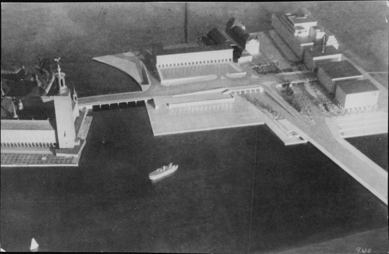 Model of Tegelbacken - Vintage Photograph