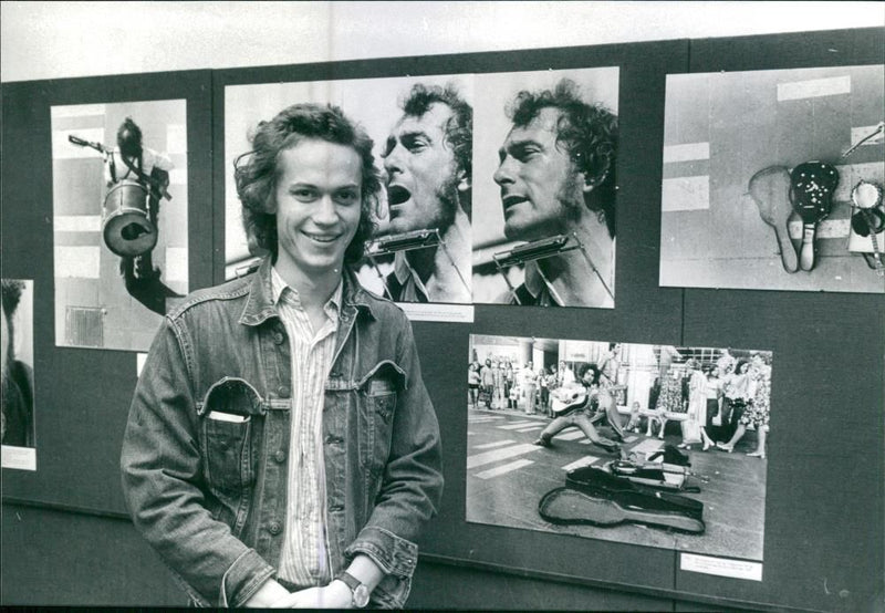 Street musicians Thomas Fahlander has arranged an exhibition at the City Museum - Vintage Photograph