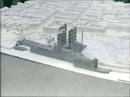 Proposal for Munich Brewery with Housing Tower. - Vintage Photograph