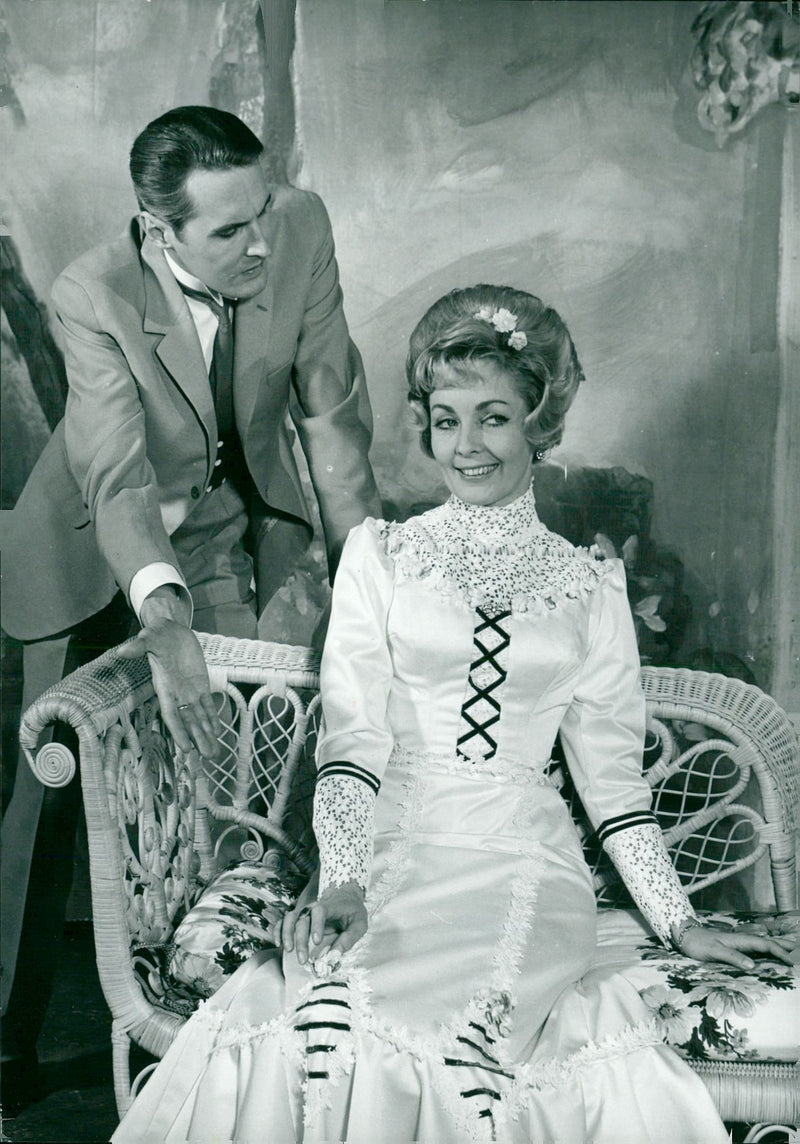 The National Theater and The Provincal Theater. Lars Granberg and Anna-Greta Bergman - Vintage Photograph