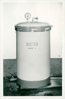 Inventions - hermetically sealed lid for fish - Vintage Photograph